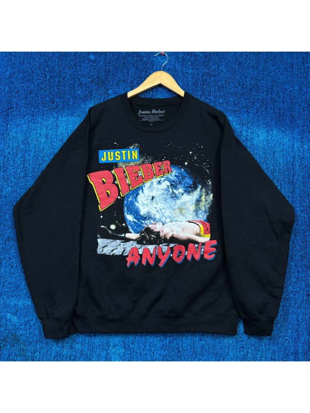 Justin Bieber “Anyone” Graphic Crewneck Size Extra Large